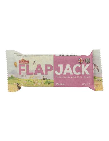 #2498 Flapjack ovsený pekan 80g WHOLEBAKE (2)