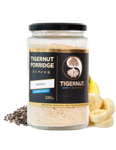 Kaša z tigrích orechov Banán 320g TIGERNUT